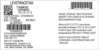 Label (68001 405 06 Levetiracetam 1000mg 67046 863 30)